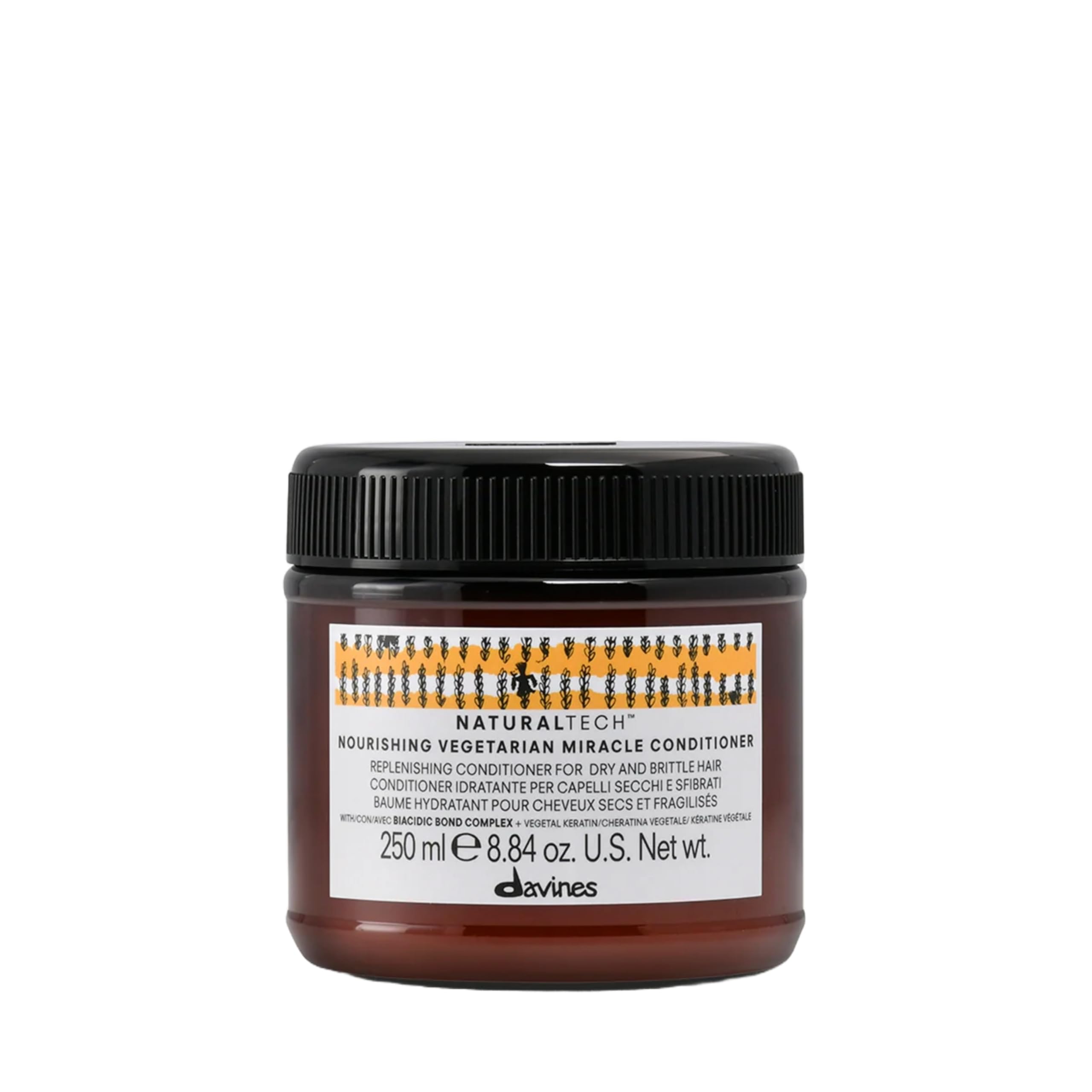 Davines Naturaltech Nourishing Vegetarian Miracle Conditioner bottle for at-home use