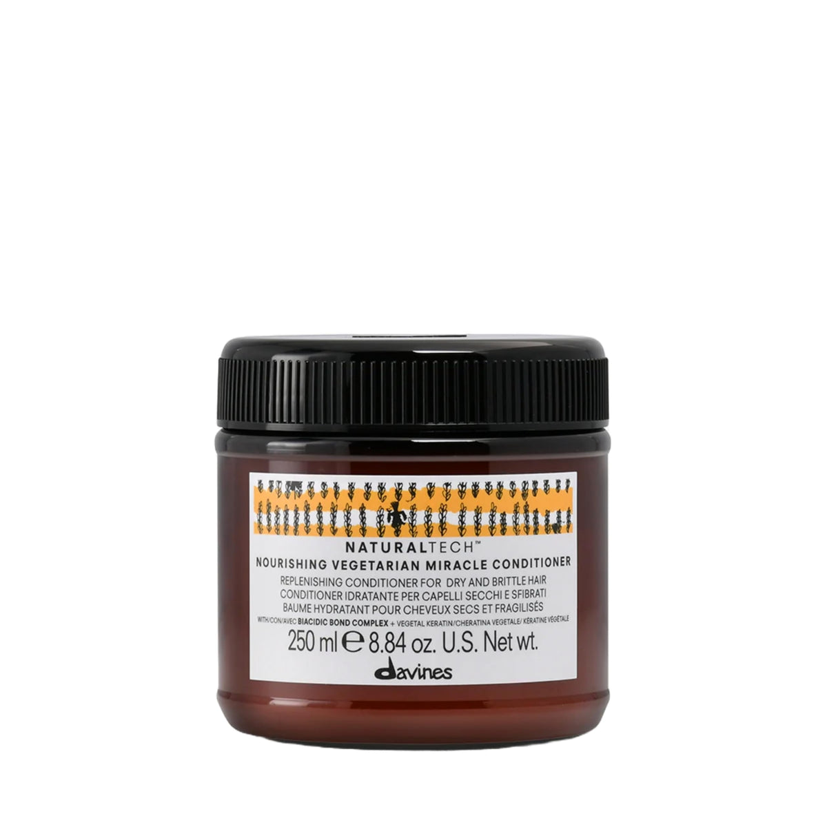 Davines Naturaltech Nourishing Vegetarian Miracle Conditioner bottle for at-home use