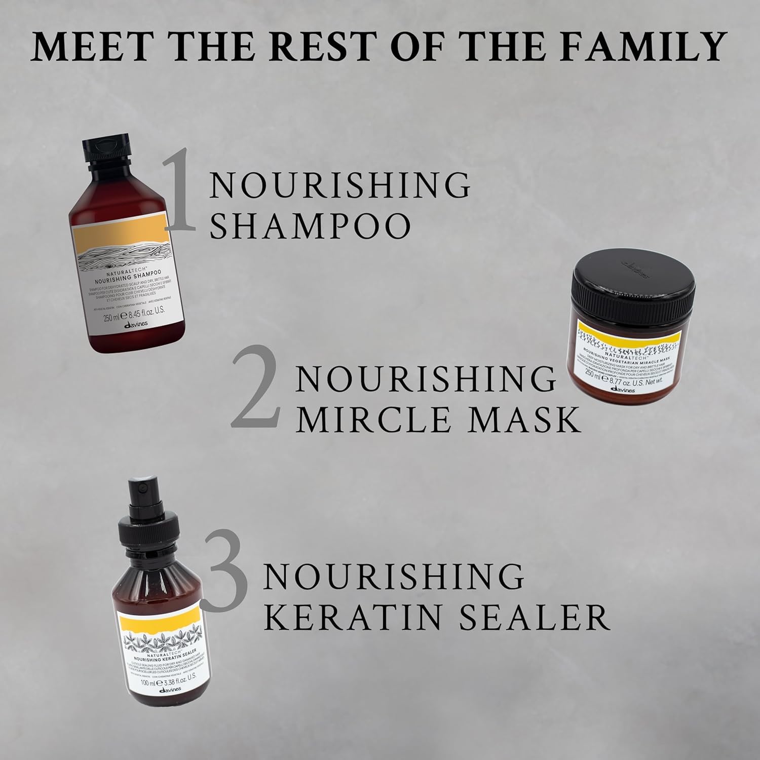 Davines Naturaltech Nourishing Shampoo close-up of scalp hydration benefits