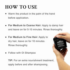 Before-shampoo use of Davines OI Hair Butter delivers extra nourishment