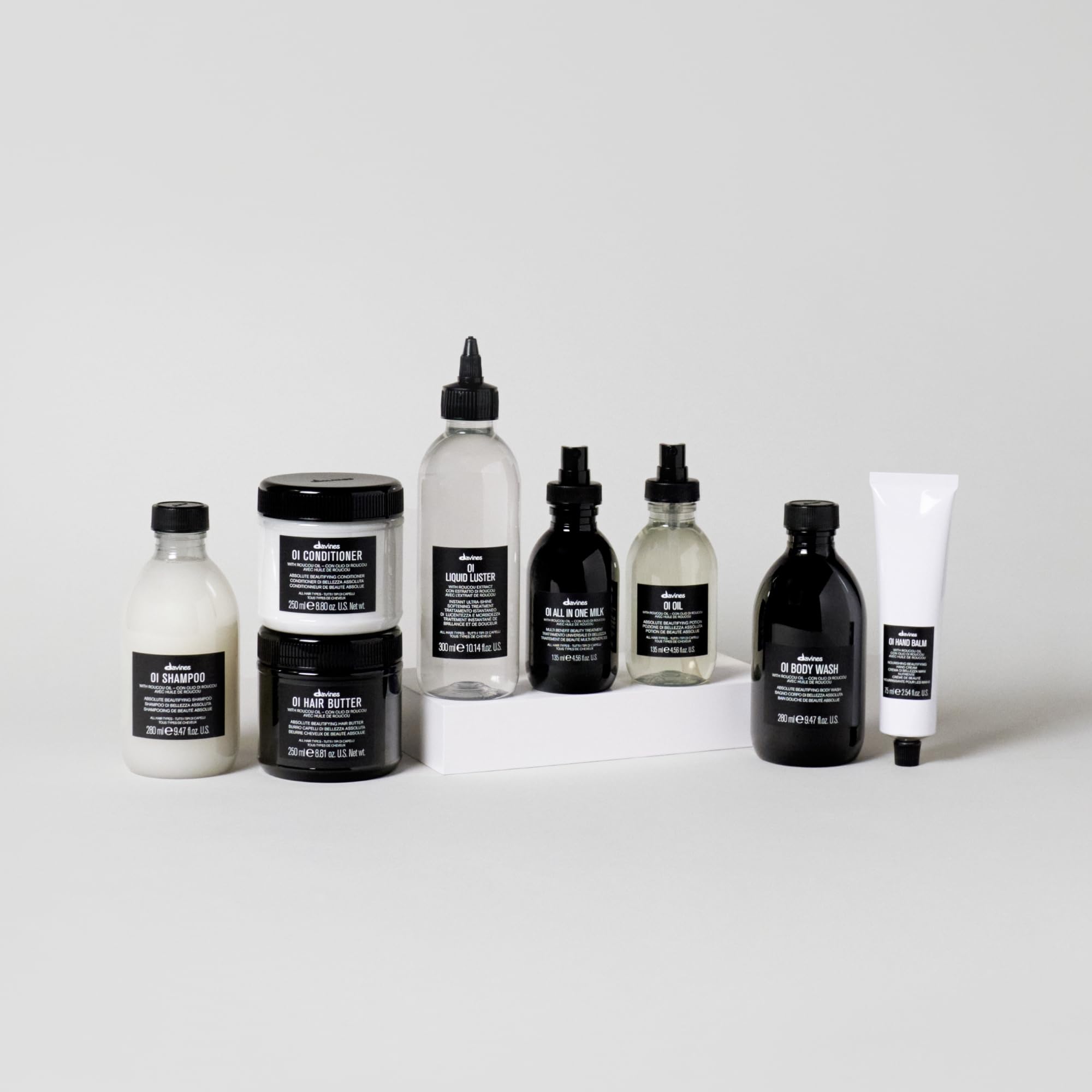 Packaging box and product tube communicates luxury and care.