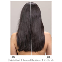 Davines OI Shampoo packaging front highlighting travel-friendly size