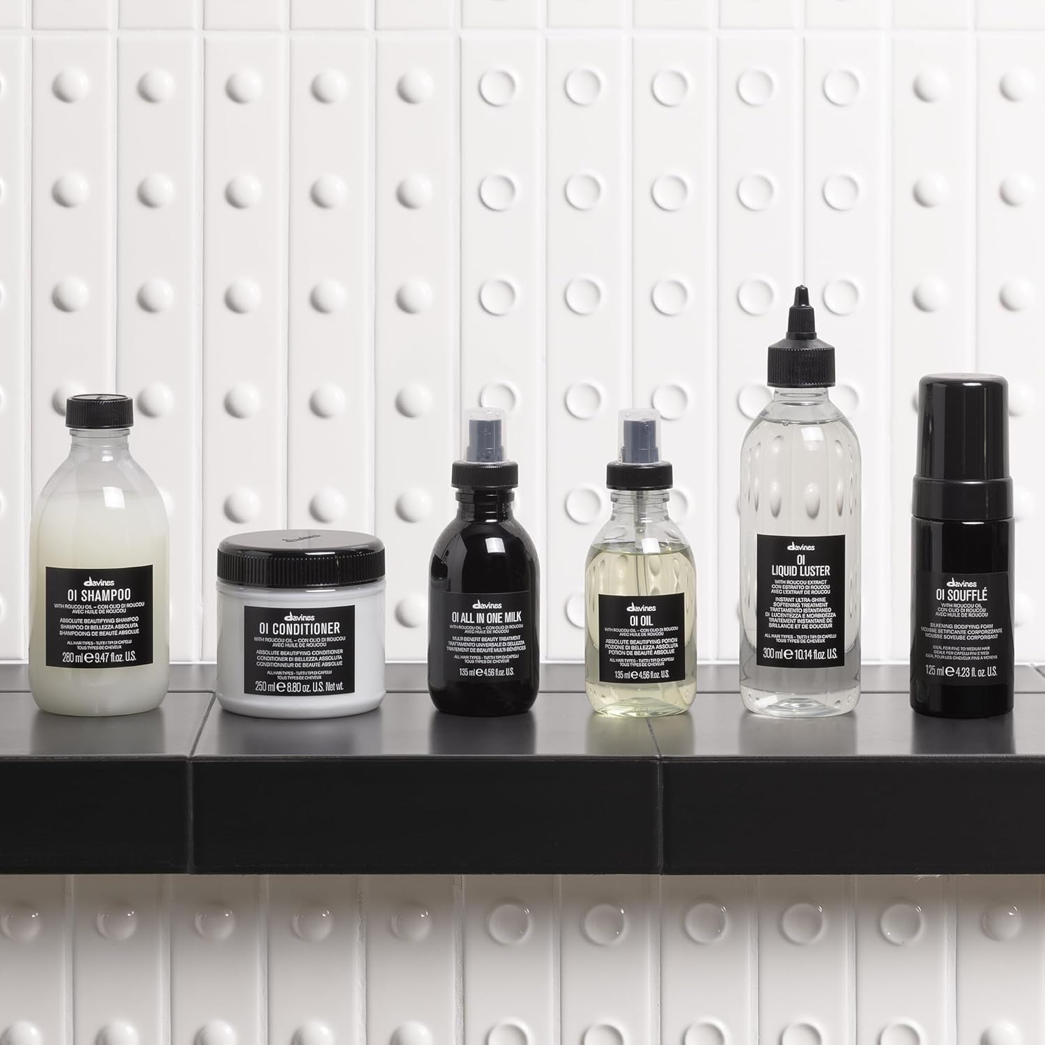 Travel-size bottle ideal for on-the-go styling.