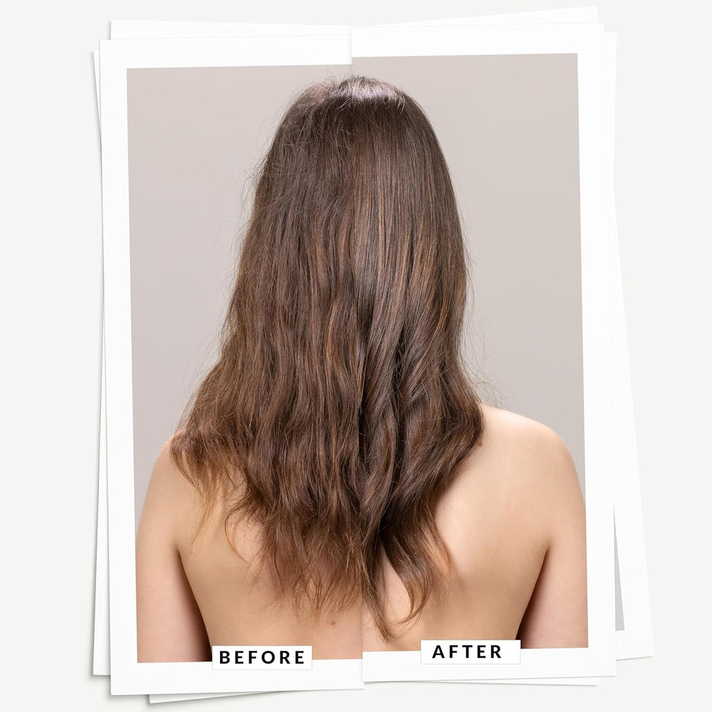 Davines This Is A Blow Dry Primer application on hair ready for styling with heat protection