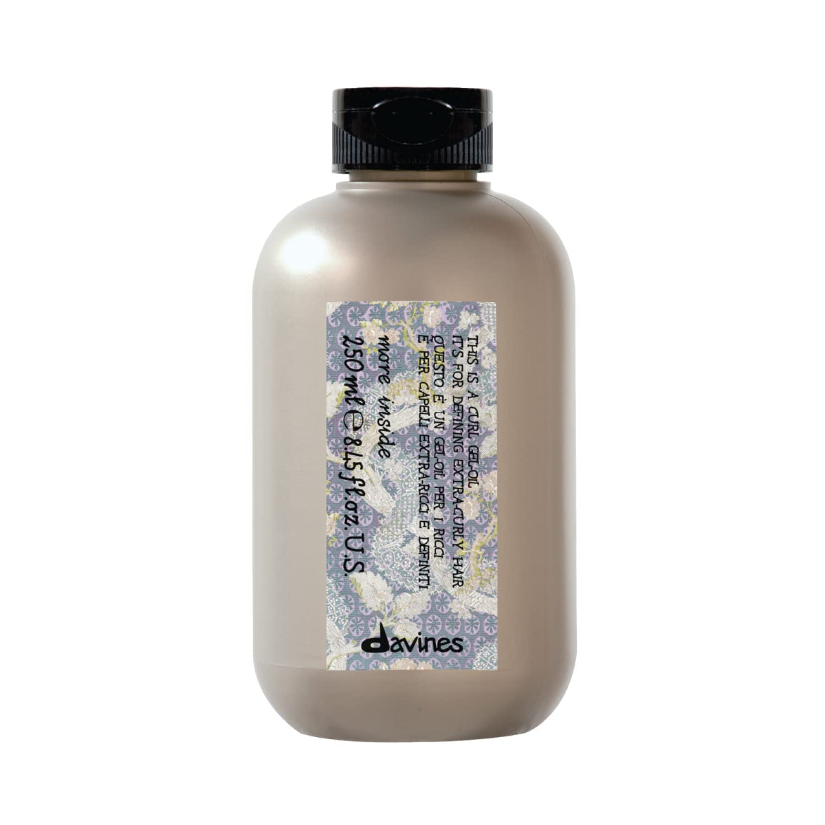 Davines This Is A Curl Gel Oil bottle view showing premium curl care