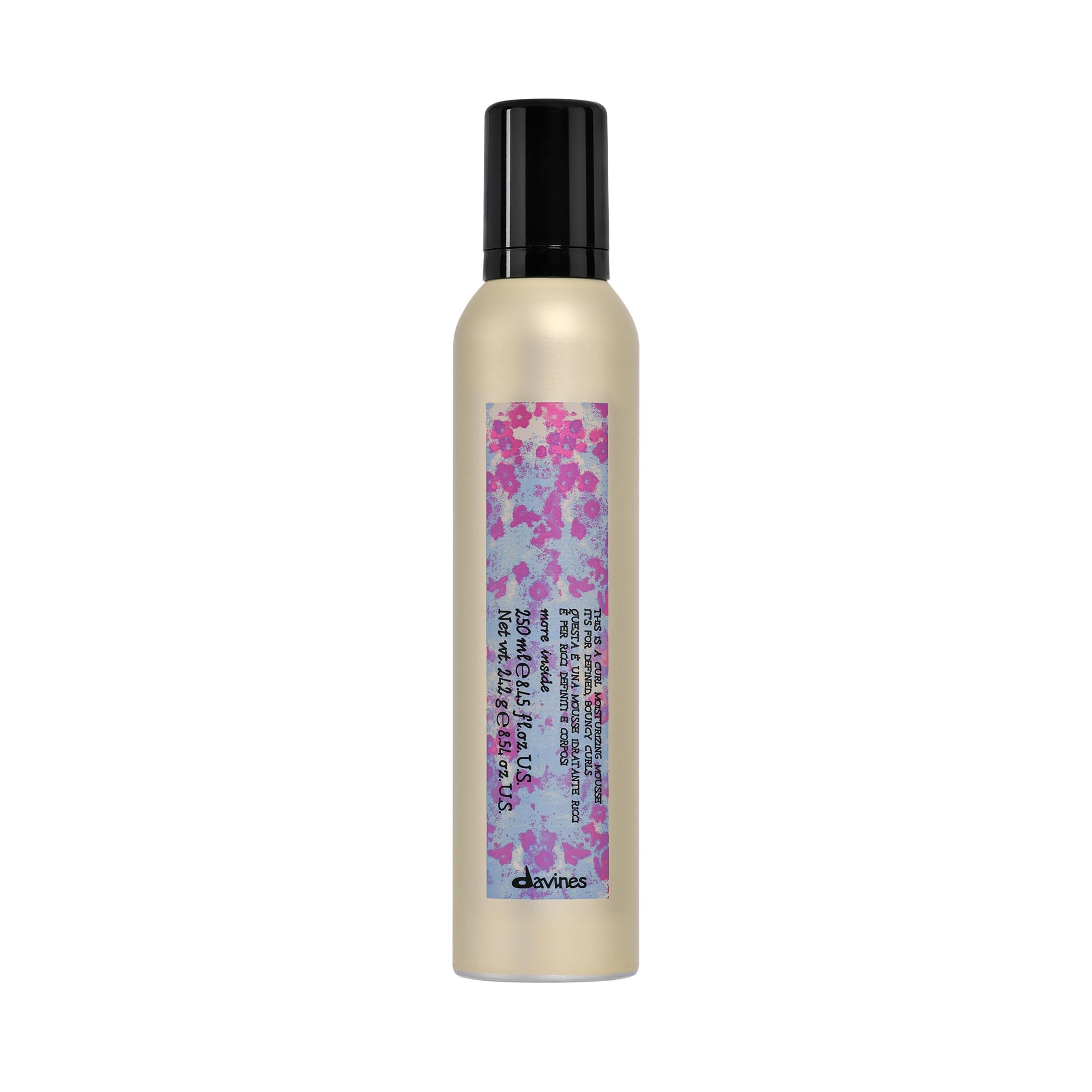 Davines This Is A Curl Moisturizing Mousse bottle highlights premium packaging for everyday styling