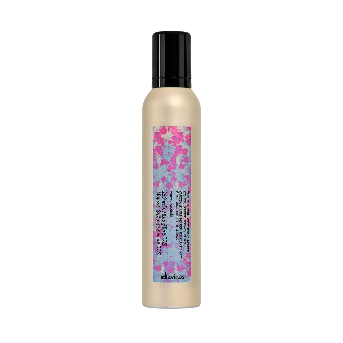 Davines This Is A Curl Moisturizing Mousse bottle highlights premium packaging for everyday styling