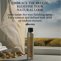Definition with flexible hold from Davines This Is A Dry Wax Finishing Spray.