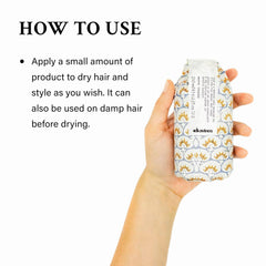 Davines This Is A Medium Hold Modeling Gel styling demonstrates defined curls and elasticity