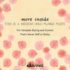Davines This Is A Medium Hold Pliable Paste texture reveals flexible hold and natural movement