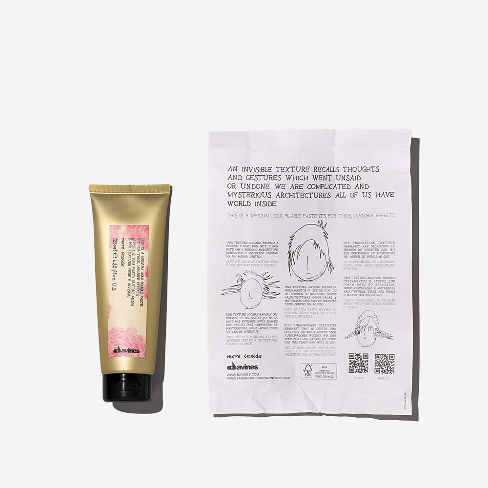 Davines This Is A Medium Hold Pliable Paste tube for easy, controlled application