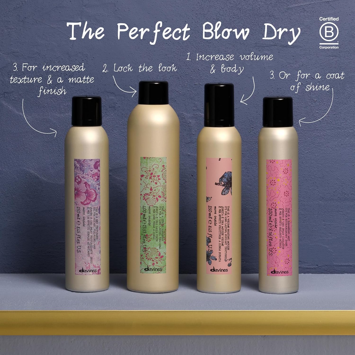 Davines This Is A Strong Hair Spray humidity-resistance helps shape in damp conditions.