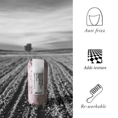 Davines This Is A Texturizing Serum shine on straight hair