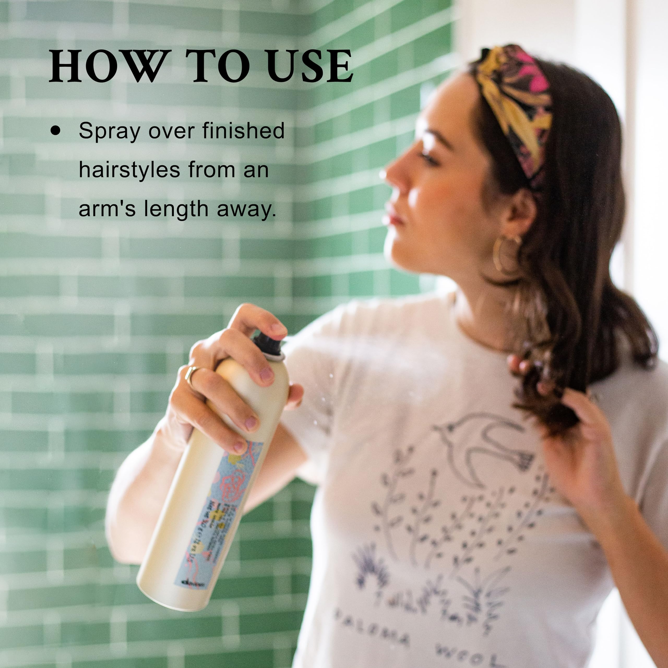 Davines This Is An Extra Strong Hair Spray updo styling aid for long-lasting hold.