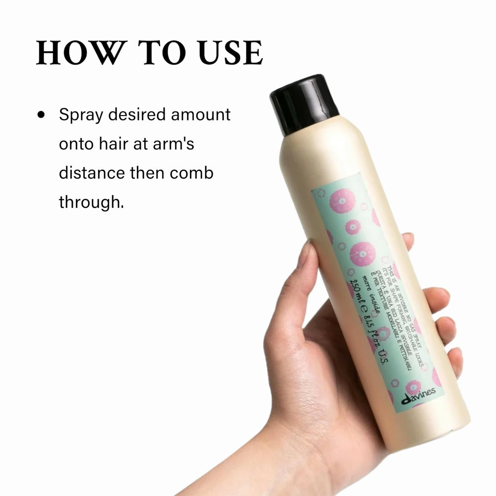 Davines This Is An Invisible No Gas Spray humidity resistance for unruly days
