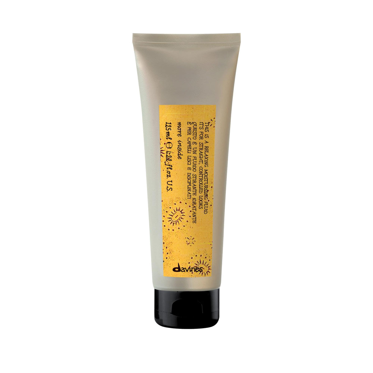 Davines This Is A Relaxing Moisturizing Fluid bottle front for smoothing hair