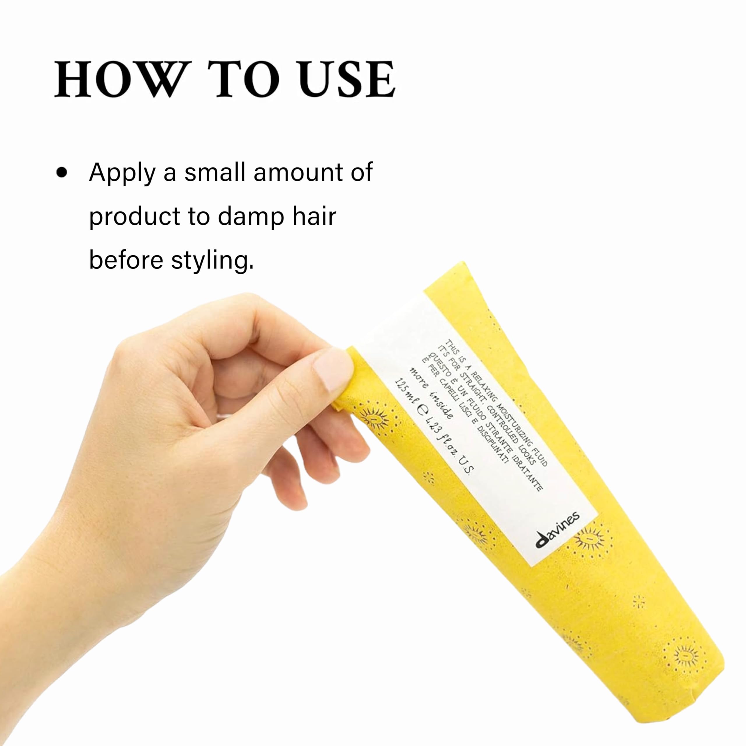 Davines This Is A Relaxing Moisturizing Fluid creamy texture close-up for hydration