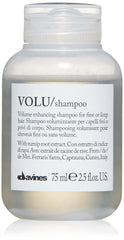 Davines VOLU champú, limpieza suave que aporta cuerpo ligero al cabello fino