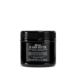 Davines OI Hair Butter jar close-up showing rich, nourishing texture for smooth, frizz control