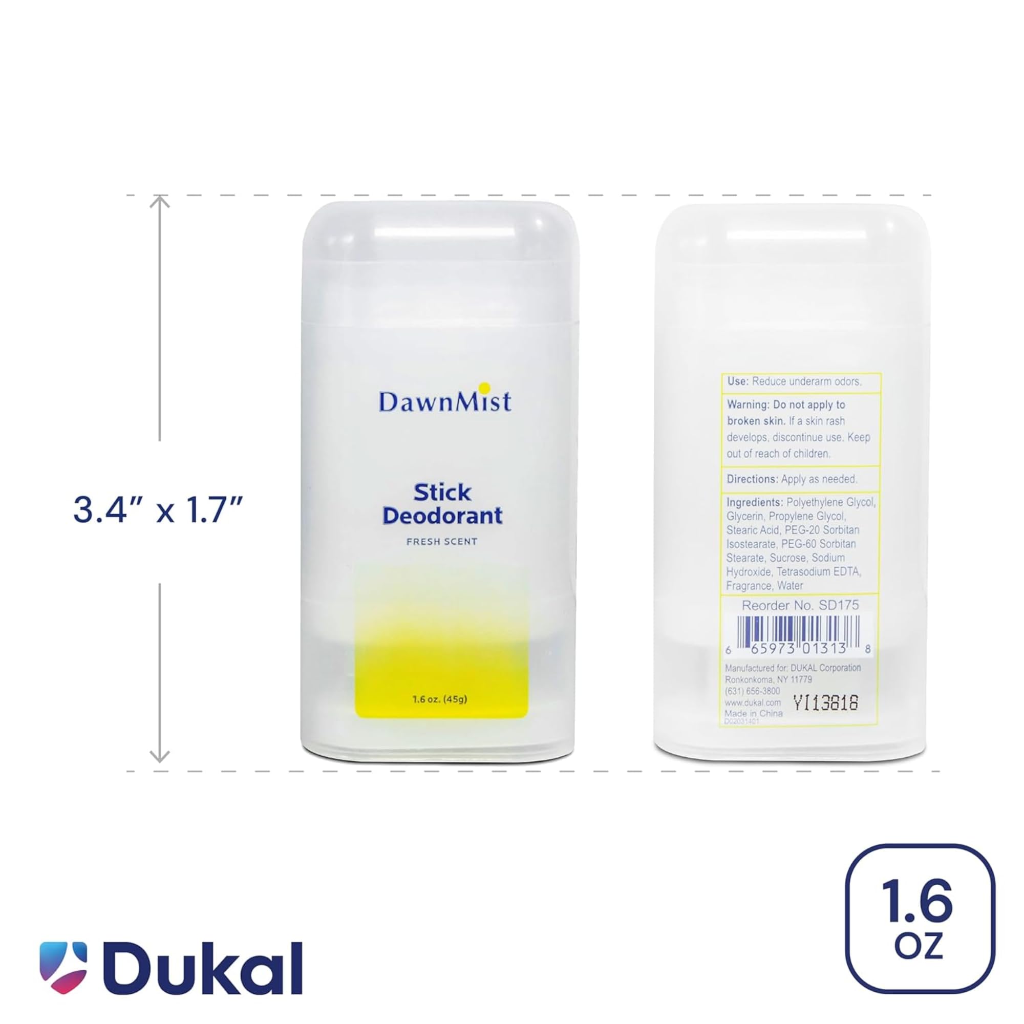DawnMist stick deodorant shown with fresh fragrance for everyday use.