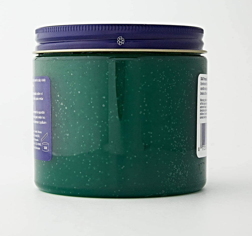 DAX Pomade hair finish and hold visualization for defined style.
