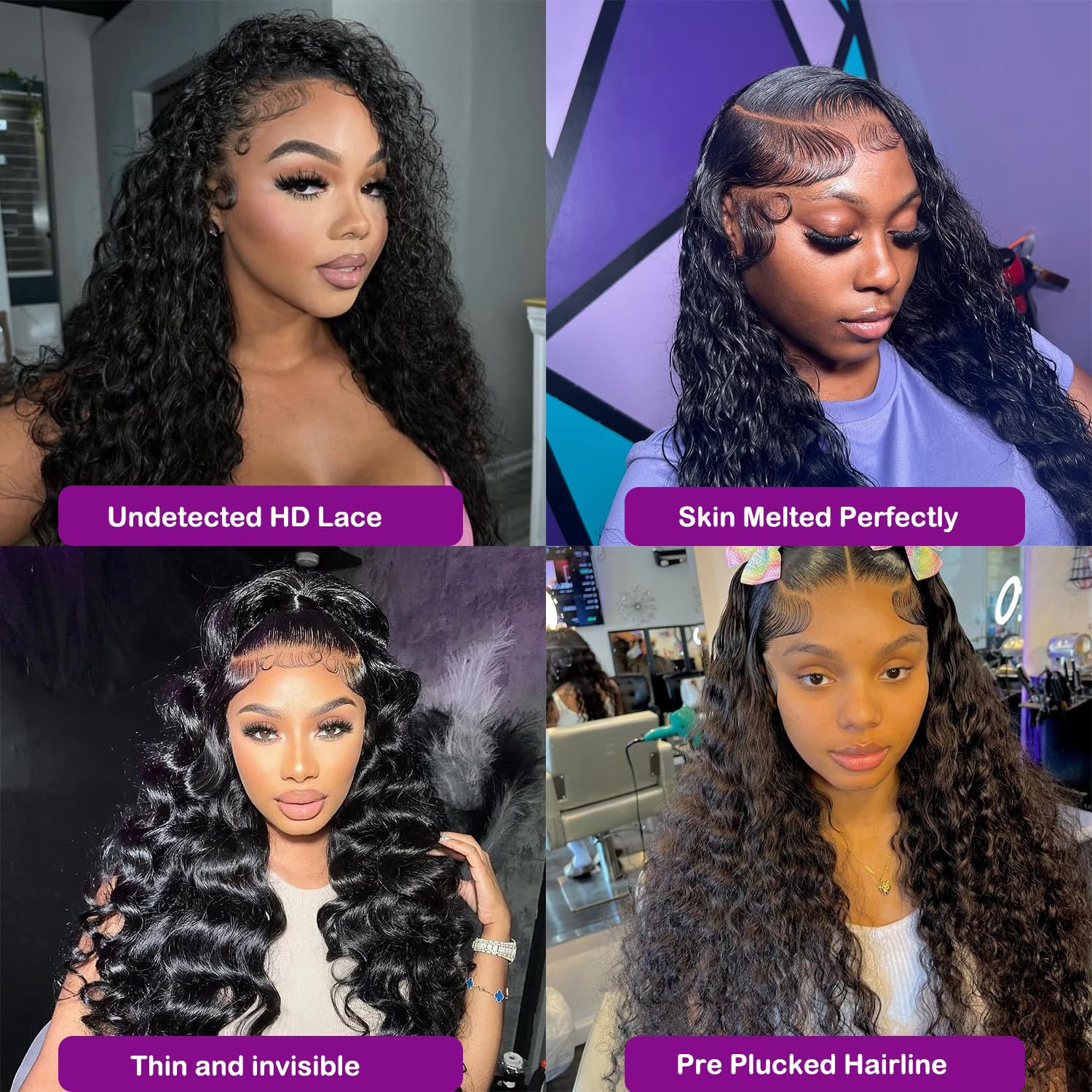 DaXunDi 13x6 lace front wig with Swiss transport lace for breathable comfort.