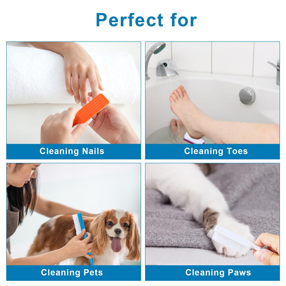 DAYGOS multi-use brush cleans nails, hands, feet, and more around the home.