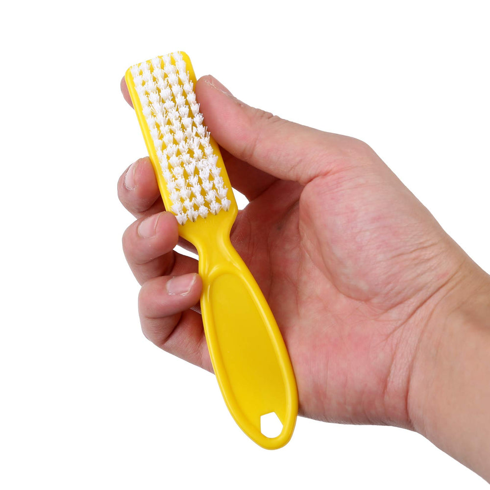 DAYGOS brush close-up shows soft but effective bristles for gentle cleaning.