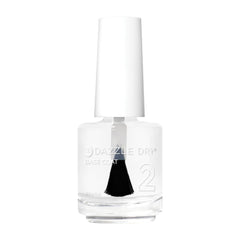 Dazzle Dry Base Coat bottle clear showing product clarity and polish-ready base