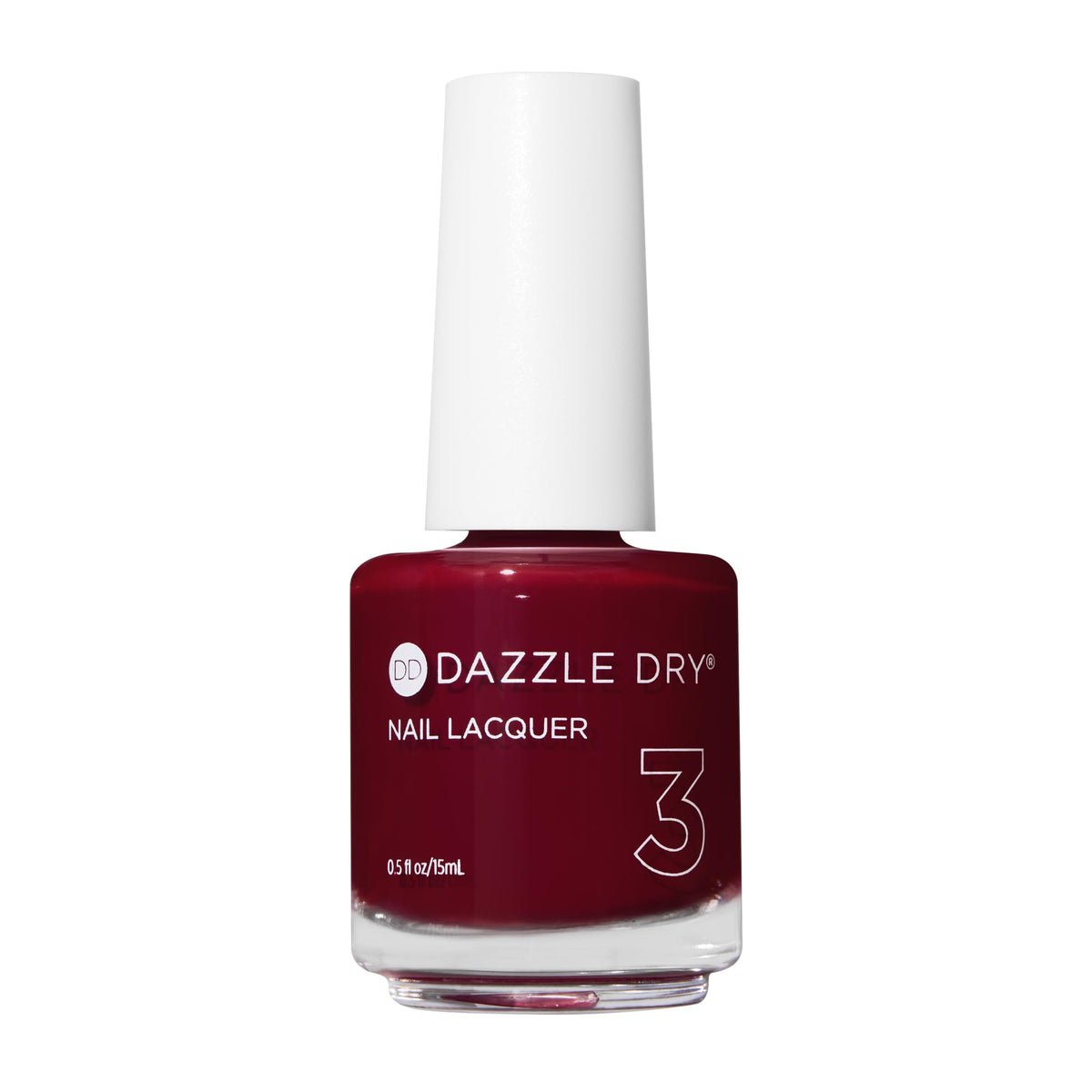 Dazzle Dry botella-lacado, color cereza intensa para cobertura total.