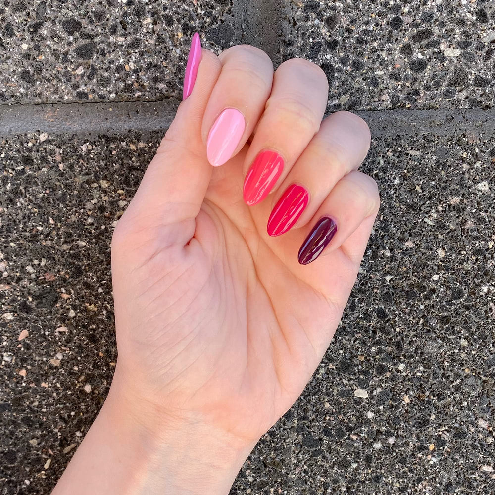 Dazzle Dry dries in five minutes with top coat for an instant manicure.