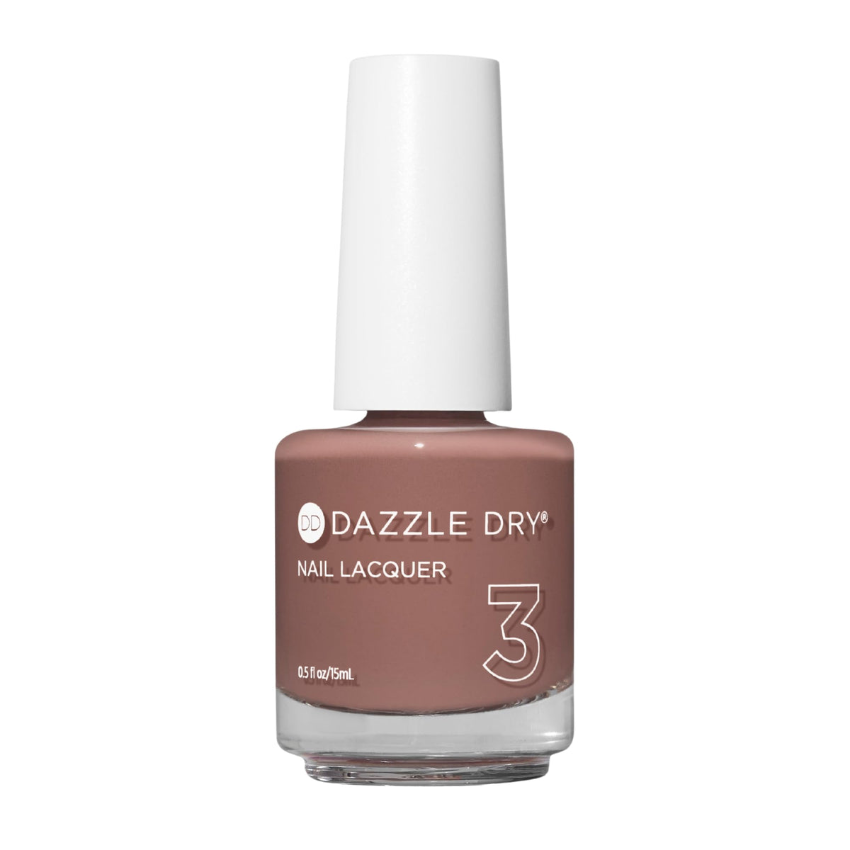 Esmalte Dazzle Dry Etapa 3 Toffee Beige para manicura suave
