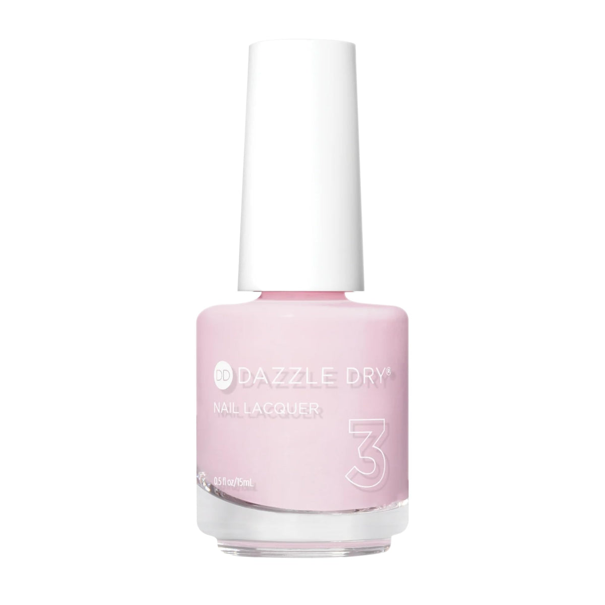 Dazzle Dry Girlishly Giddy laca uñas, envase, color suave con cobertura total.