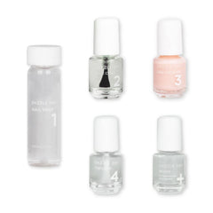 Dazzle Dry Nail Prep bottle for a smooth foundation on Livin' La Vida Yoga nails