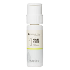 Dazzle Dry Paso 1 Nail Prep, botella con bomba Menda-Pump lista para una aplicación duradera.