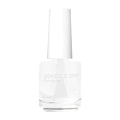 Dazzle Dry Top Coat Step 4 bottle close-up for fast-drying, long-lasting nails.