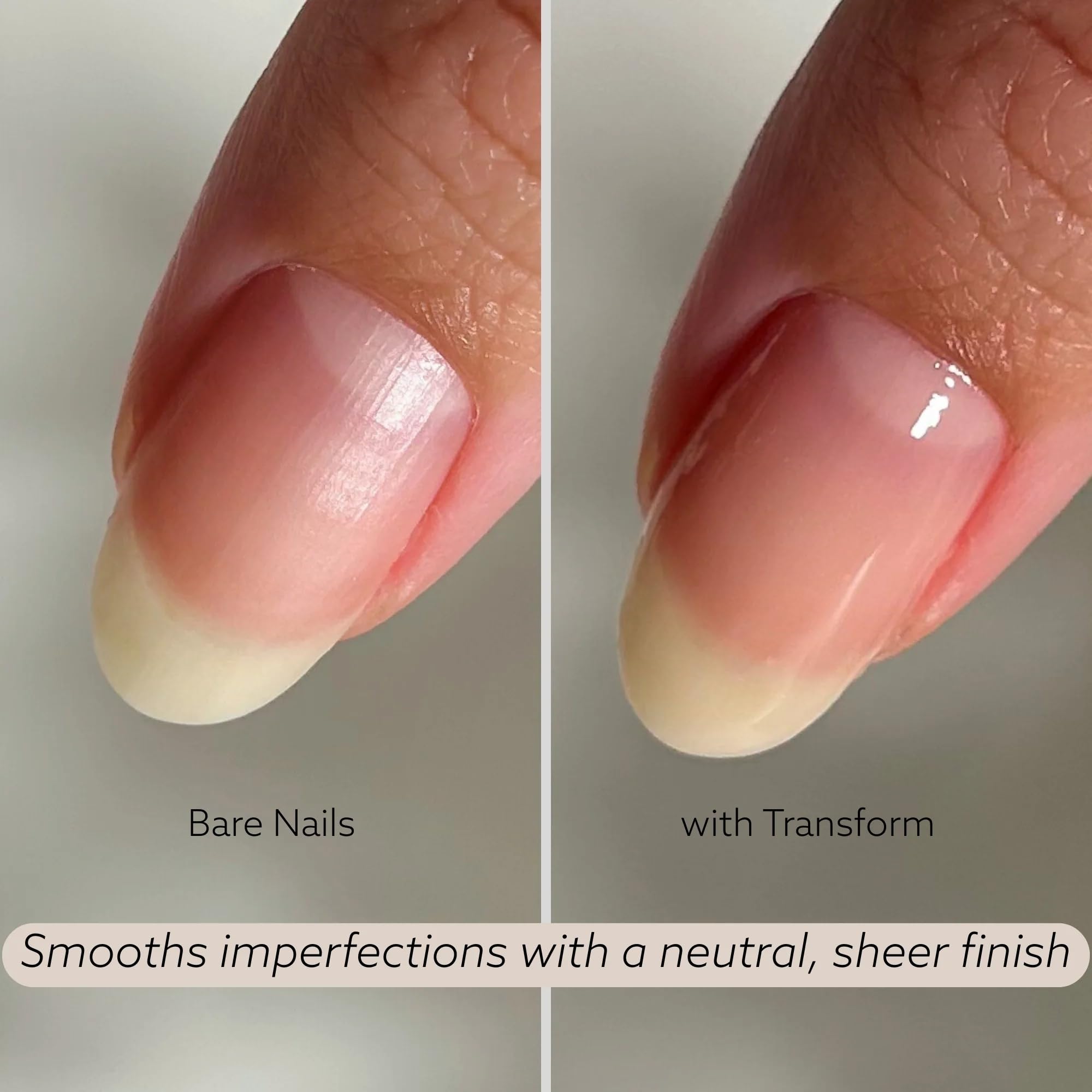 Close-up of ridge filler for a gel-like base on nails.