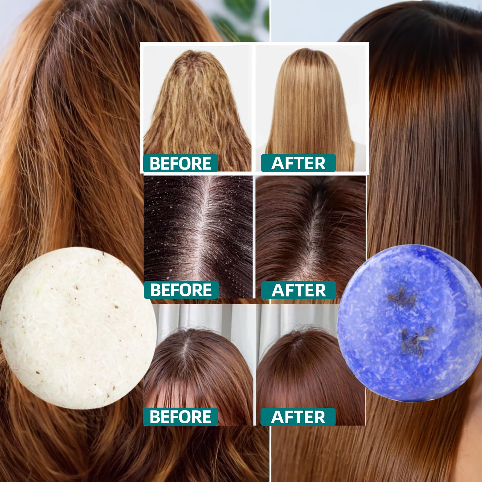 DBEAUTYM barra champú cuidado-capilar nutre cabello y cuero cabelludo sin engrasarlo.