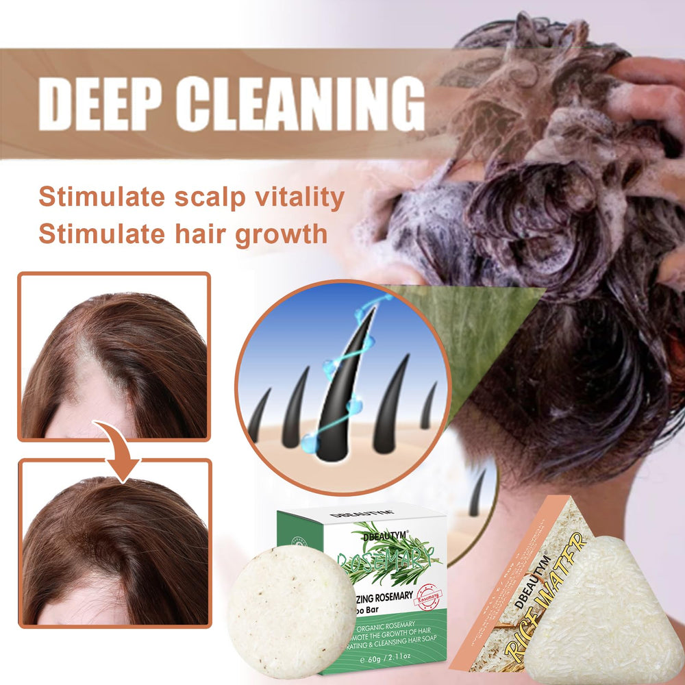 DBEAUTYM Easy scalp massage with the solid bar for daily care.