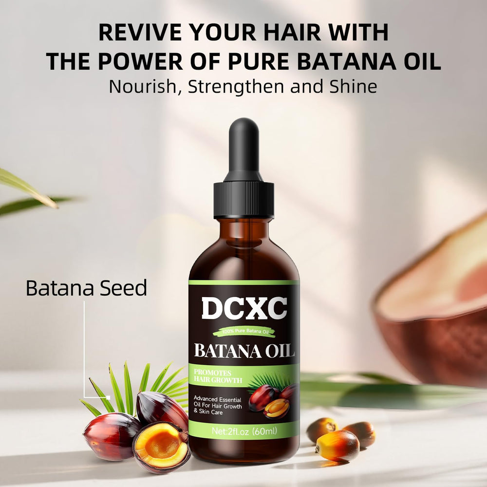 DCXC Batana Oil used in a quick 2-minute daily scalp massage