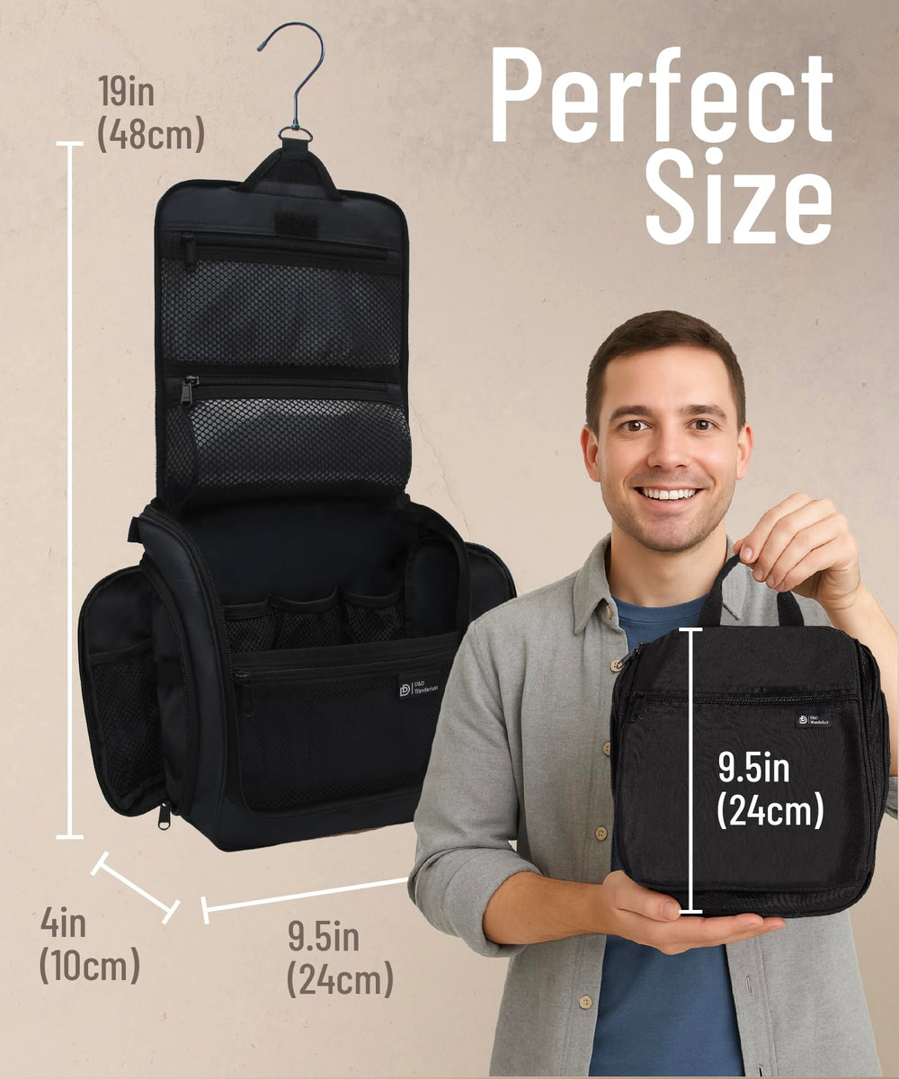 DD D&D Wanderlust bag in water-resistant nylon fabric protecting contents.