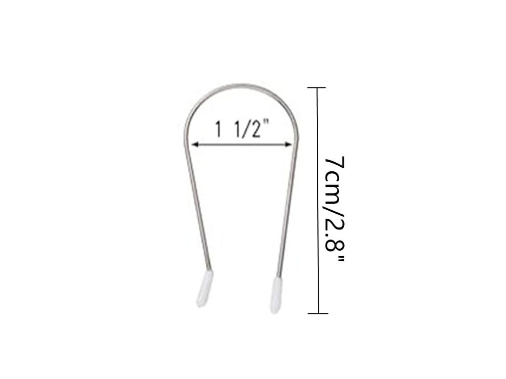 DDRAUY stainless steel clips for 1-1/2 inch rollers, durable for repeated use