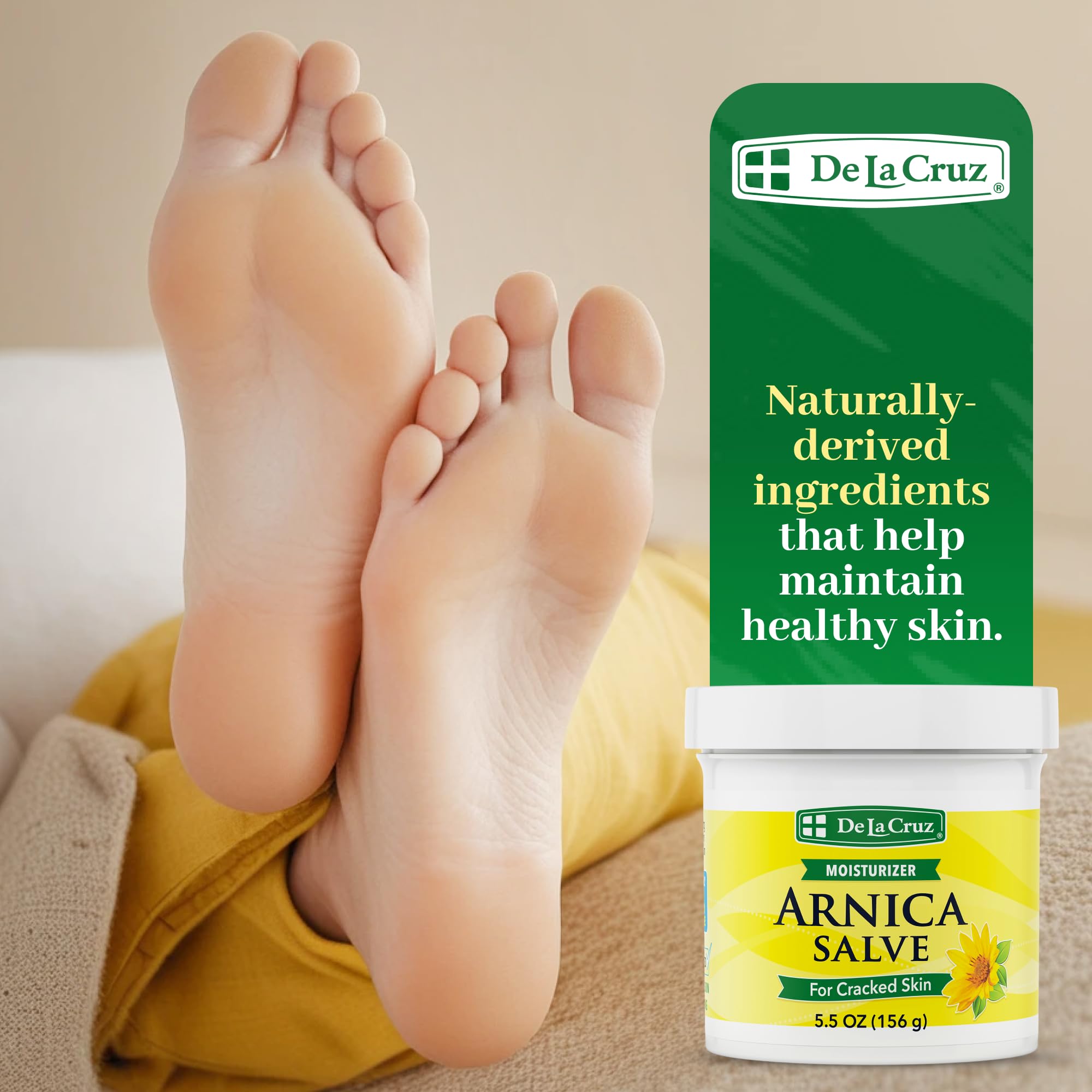 Arnica Salve De La Cruz, textura-rica hidratación duradera