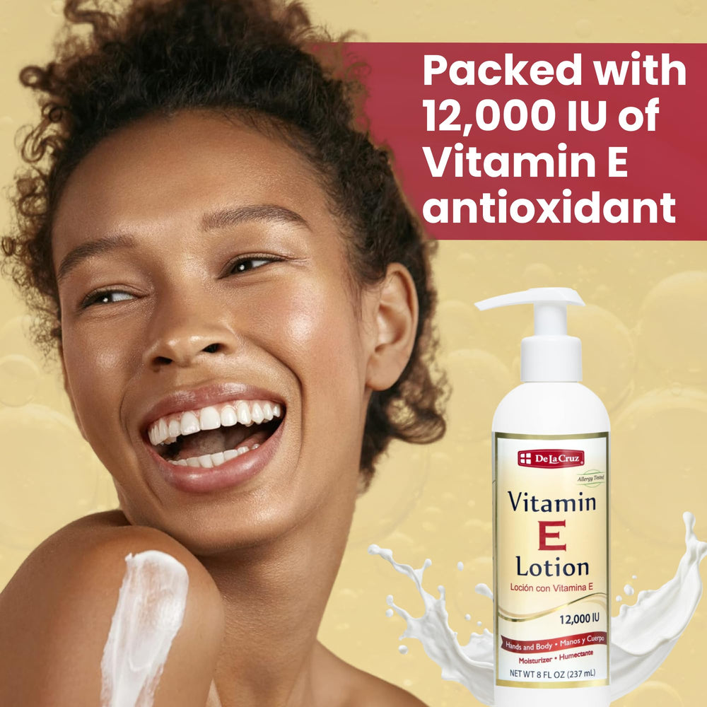 Loción De La Cruz Vitamina E, aceite de aguacate para piel suave