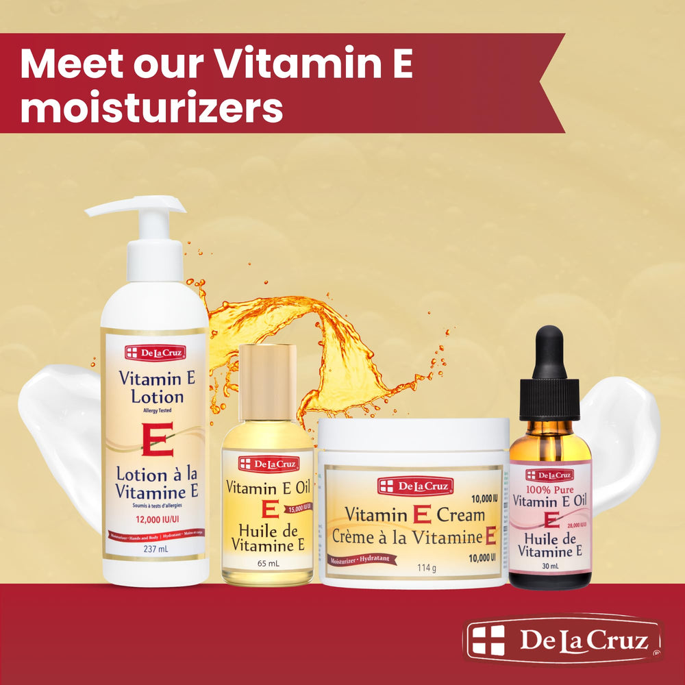 Loción De La Cruz Vitamina E, apta para rostro y cuerpo