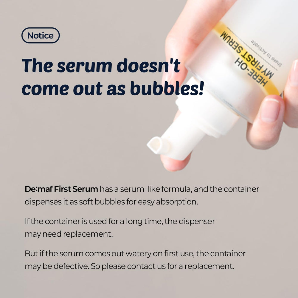 De:maf Here-Oh My First Hydrating Serum as part of a daily skincare routine