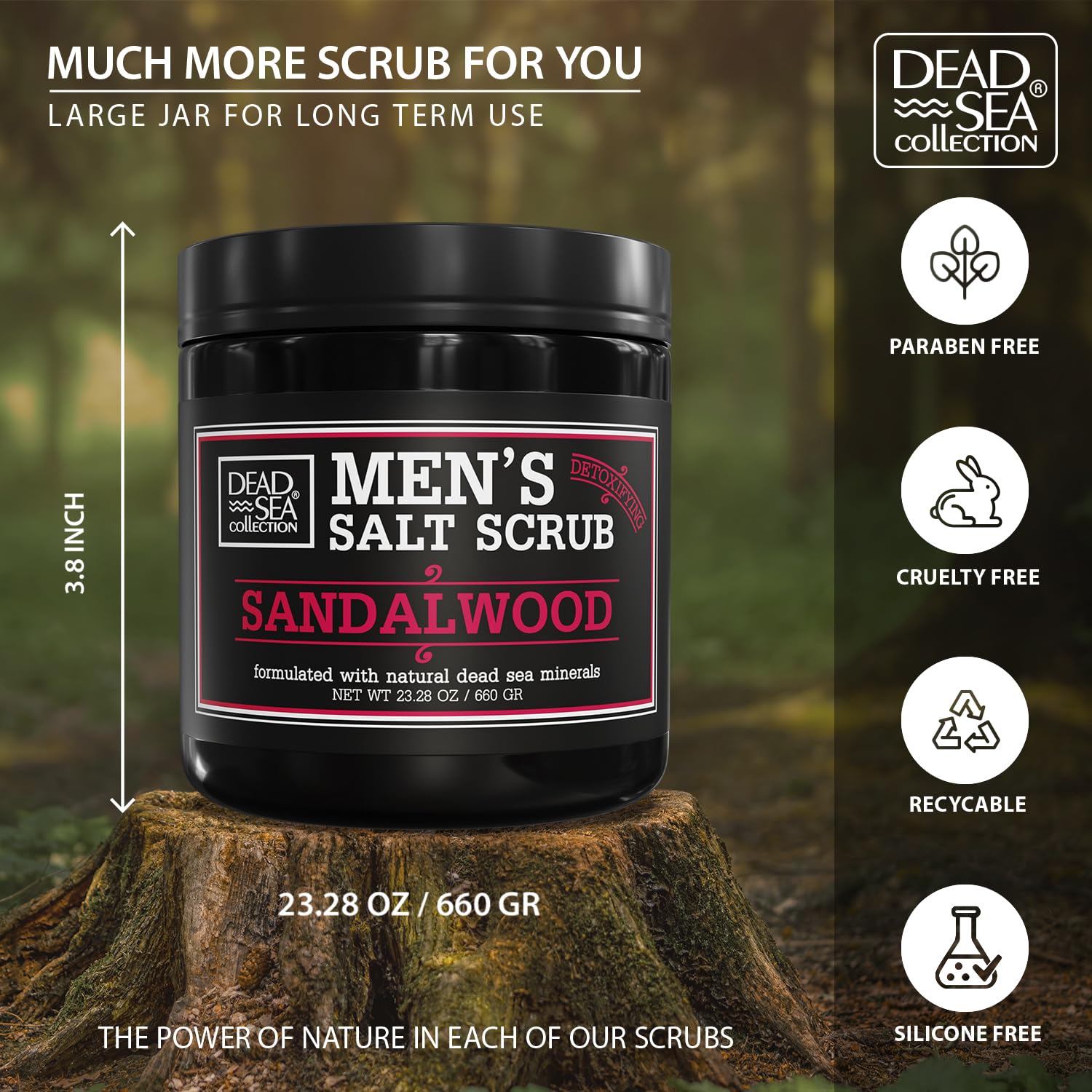 Dead Sea Collection aplicación-manual en la ducha para exfoliar e hidratar