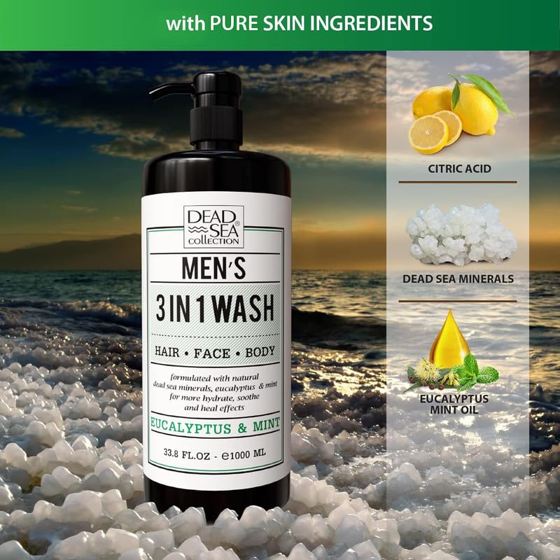 Dead Sea Collection Eucalyptus Mint texture close-up showing smooth lather.