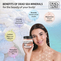 Eco-friendly packaging by Dead Sea Collection highlighted for skincare.