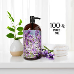 Dead Sea Collection Lavender Body Wash lather in a spa-like shower.